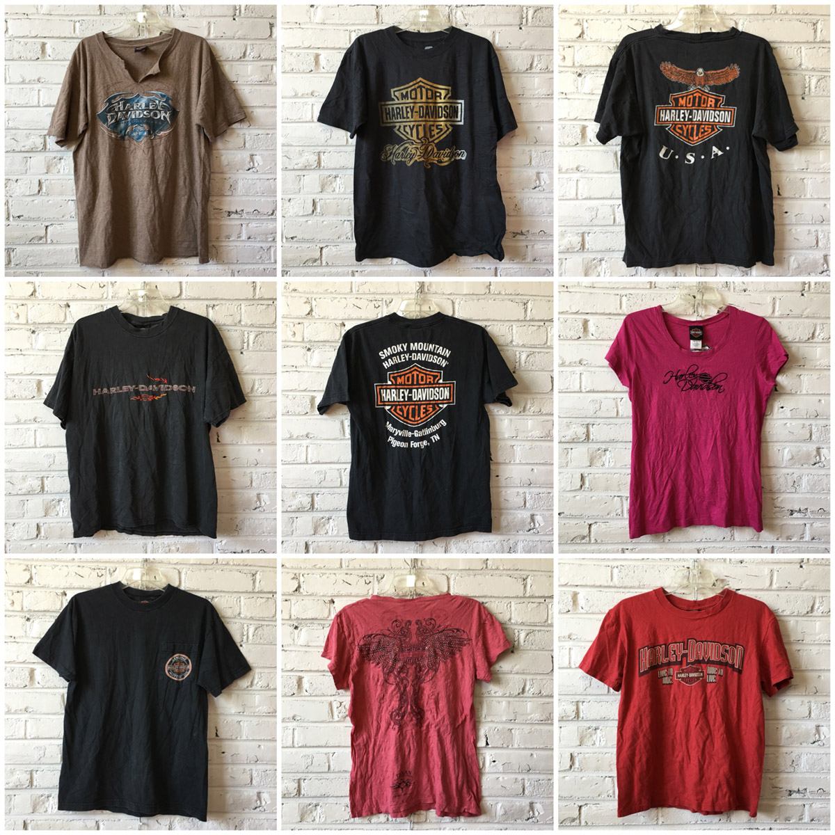 Harley Davidson T Shirts By The Bundle On Backorder Bulk Vintage Clothing