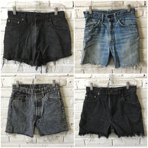levis denim shorts vintage