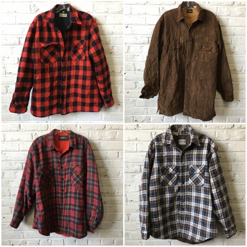 flannel jacket quilted lining