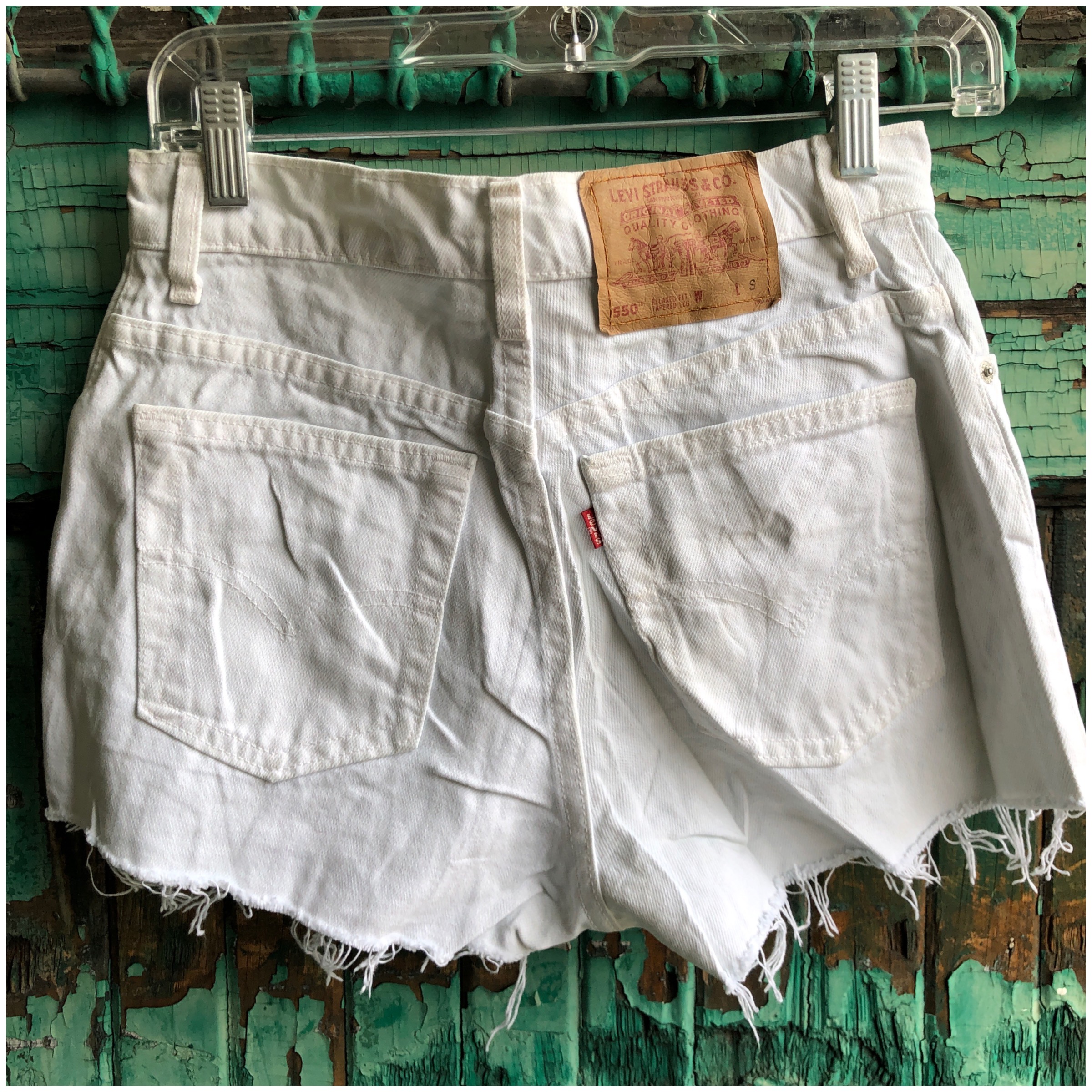Vintage USA MADE Levis cutoffs/denim 