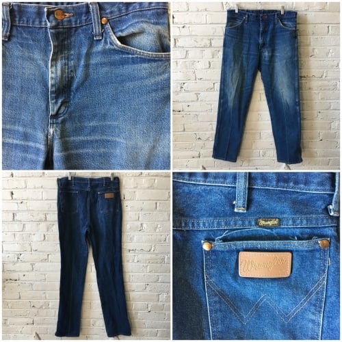 wrangler damage jeans