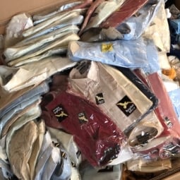 Wholesale vintage BOYS NOS deadstock button-up, oxford shirt By the Bundle