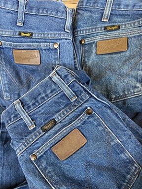 mens vintage Wrangler Jeans by the bundle