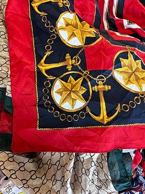 Silk edge hot sale scarf wholesale