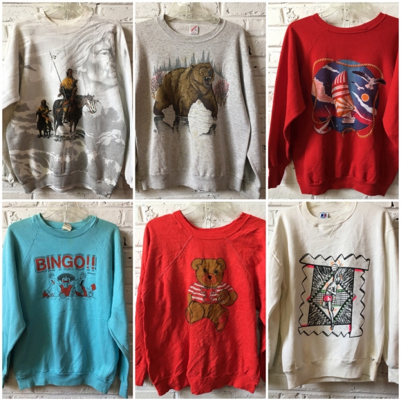 Vintage Crewneck Sweatshirts by the bundle-WAREHOUSE ONLY: Bulk Vintage  Clothing