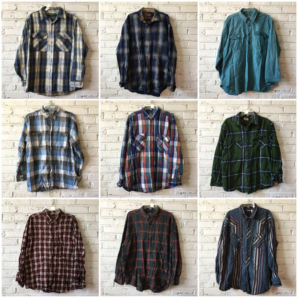 snelheid val Zaklampen Flannel Shirts (mixed styles) by the Pound: Bulk Vintage Clothing