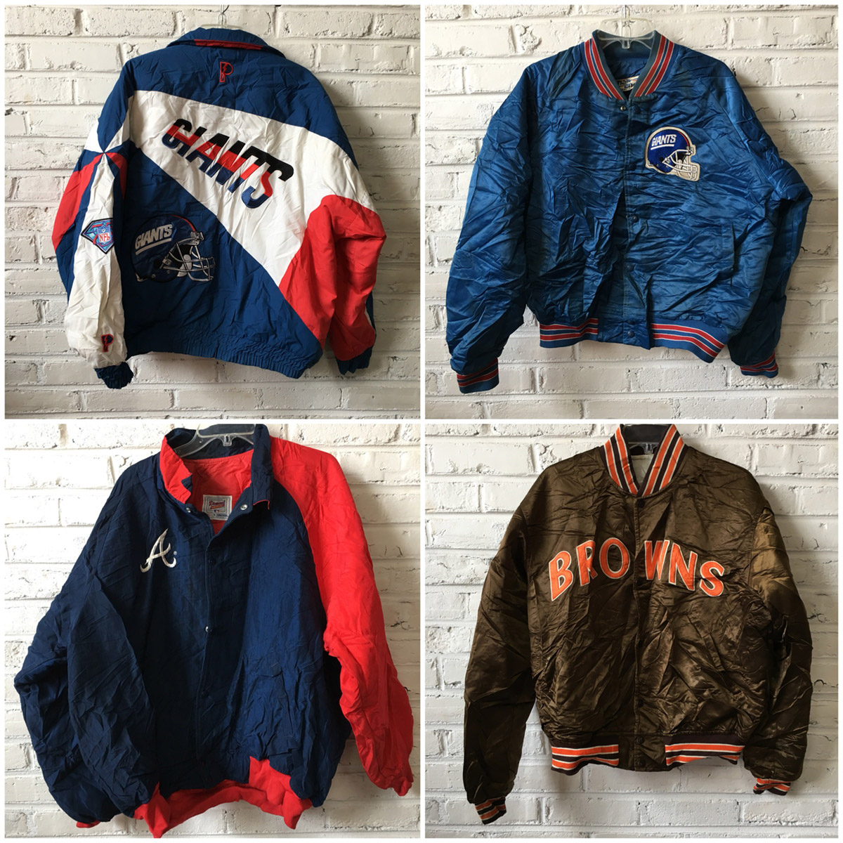 Pro Sports team Jackets-FOR SALE IN THE WAREHOUSE ONLY: Bulk Vintage  Clothing