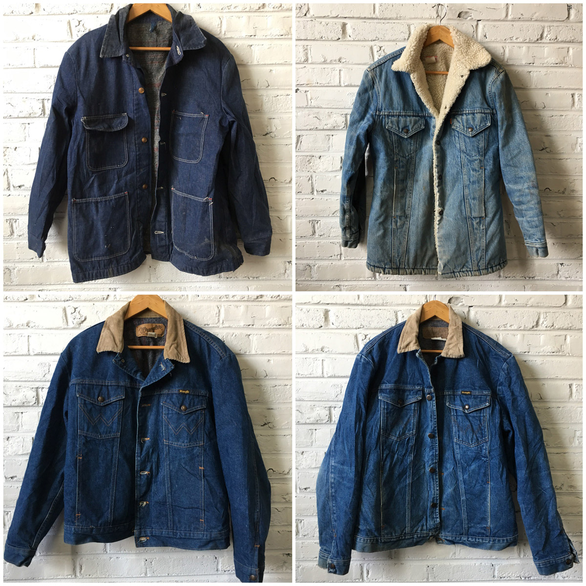 Mens Denim Jacket (lined) by the bundle: Bulk Vintage Clothing