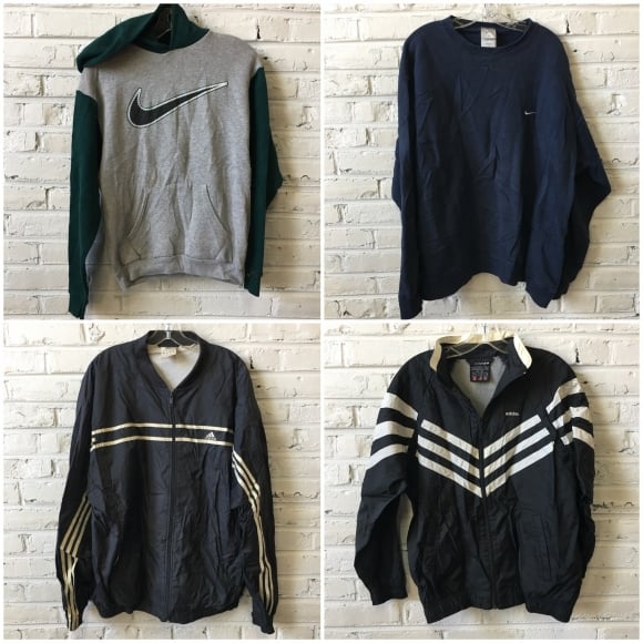 branded Sportswear Mix (Nike, Adidas, Puma, Reebok): Bulk Vintage Clothing