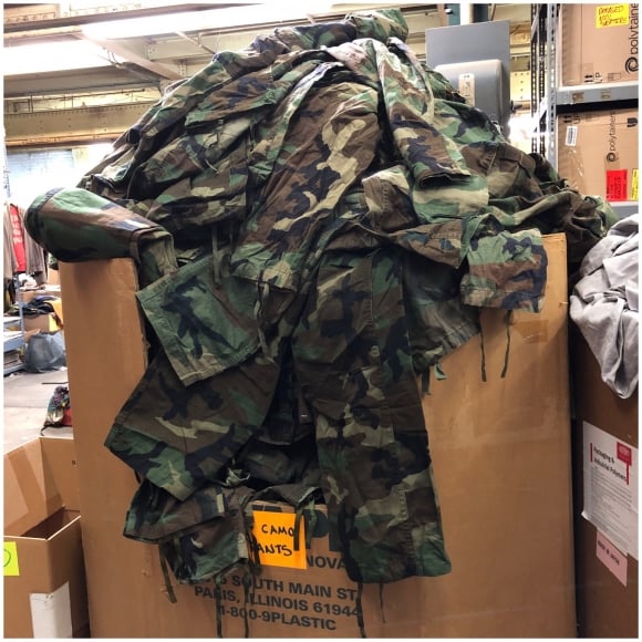 Wholesale camo camouflage pants by the bundle: Bulk Vintage Clothing